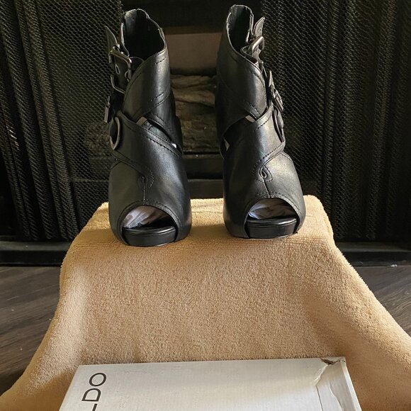 Aldo Vares Buckled Boots - Picture 1 of 2